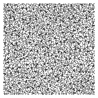 Crowd Icon Random, 2005 by Thisisnotme Thisisnotme